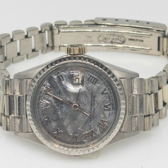 METERORITE ROLEX! LADIES 18K PRESIDENT WATCH!! - Picture 7 of 7